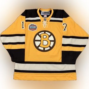 Boston Bruins Milan Lucic 2010 Winter Classic Reebok NHL Hockey Jersey Size L